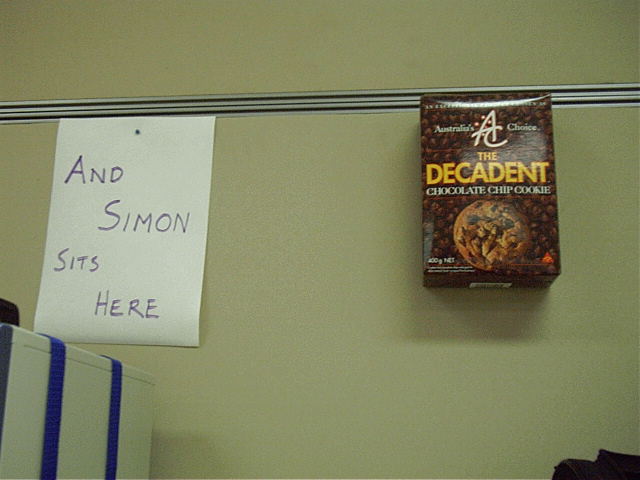 I now sit here, that used to have biscuits in it. Lasted about 5mins.