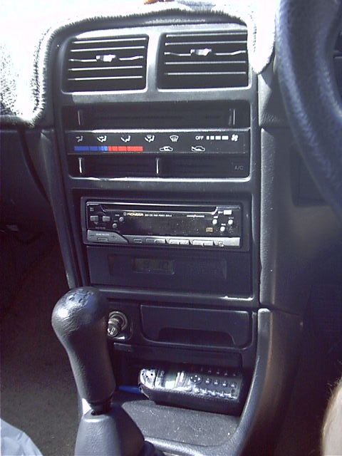 I got me air-con, stereo, cd player and mobile. What more do i need.
