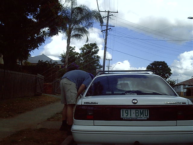 Fatty's car is stopped by a street walker at Poet's place and they check out the prices.