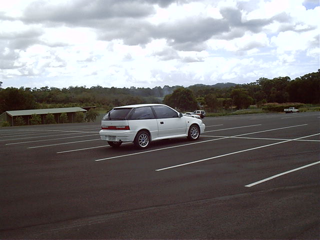 Remember, we parked in Itchy area.