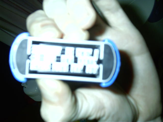 It said 'I went to Mantis' party and all i got was this stamp.'