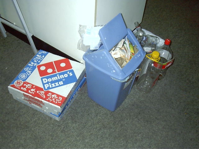 Not too much mess though.