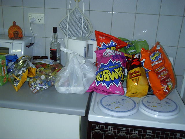 Still plenty of food for Katie and I.