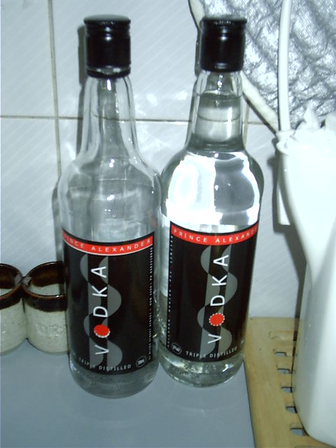 They also have me another bottle of vodka.