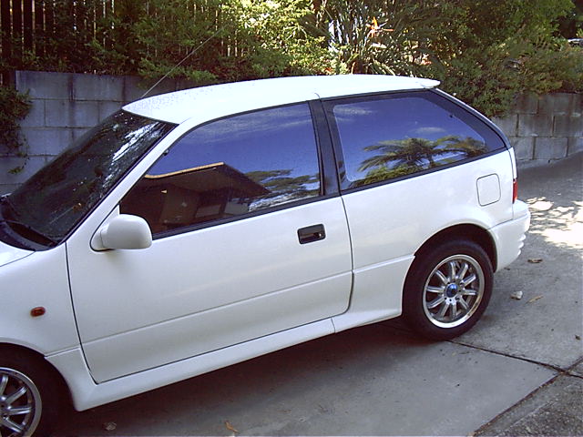 The Swift which I drive to work and all the time