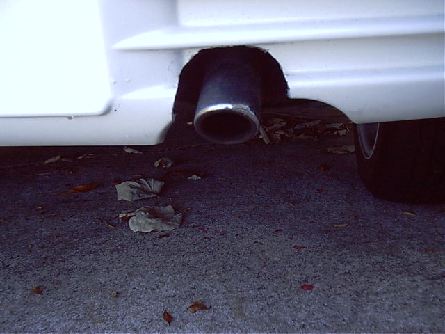 Believe it or not, but we actually made that exhaust smaller than it was when we got it.