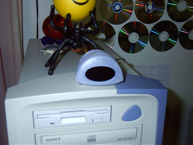 The reciever makes a home for itself
