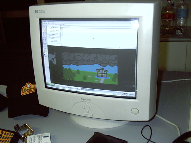 Draxy also works on his Flash project