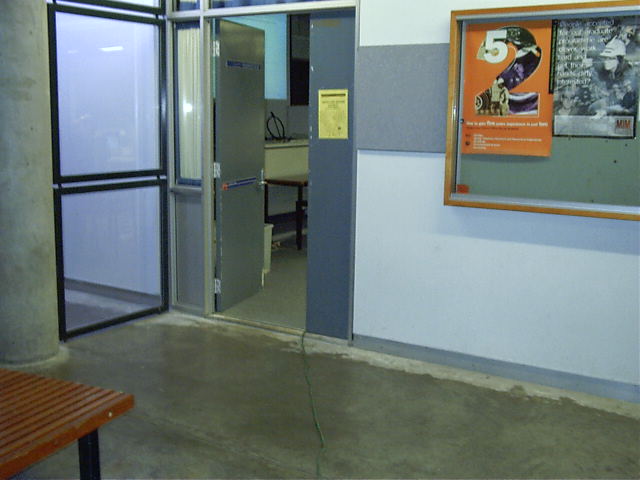 and in the door