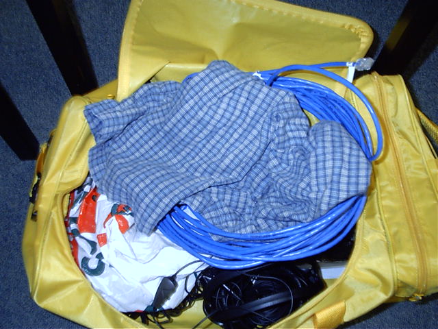 He also had my shorts, but gave them back. Do not ask.