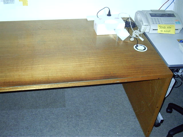 My empty desk