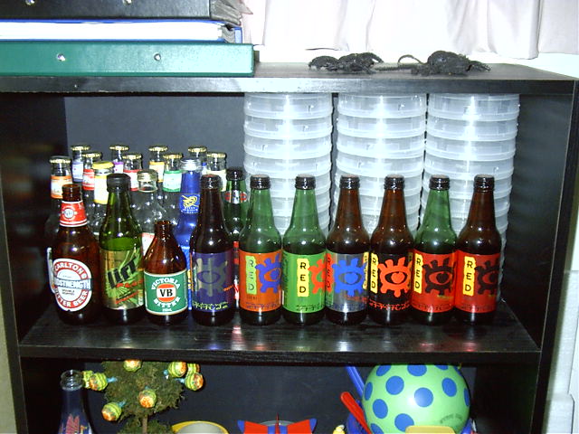 Updated bottle collection.