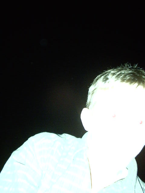 Andrew is bathed in the light of Kewn too.