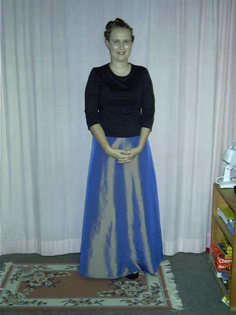 Katie is ready for the Ball.