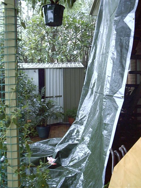 Half done and here comes the rain