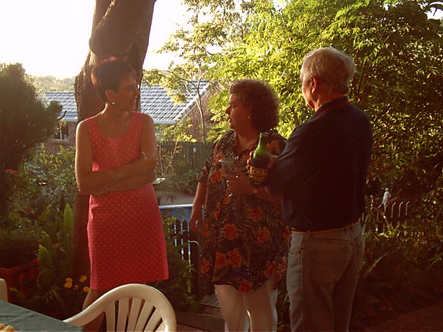 Guests mingle