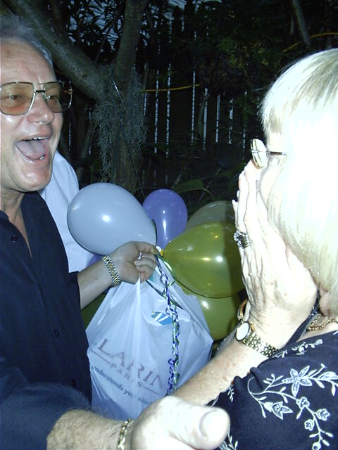 Mum's brother arrives from Sydney. (Surprise number 2)