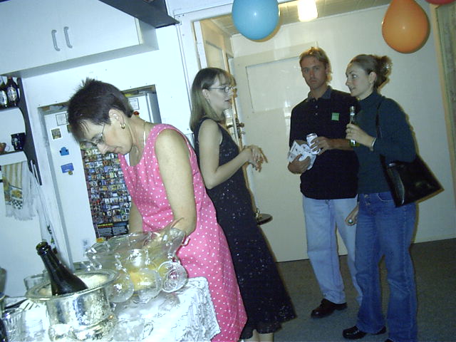 More of Megan's friends arrive