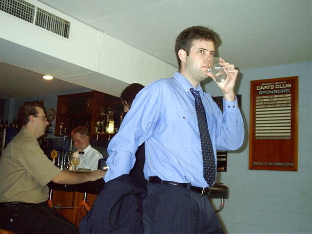 Azure drinks up a storm (or maybe it was beer)