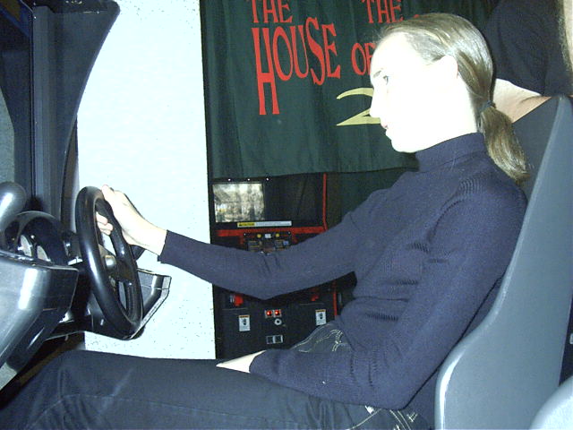 Vicki puts the pedal to the metal