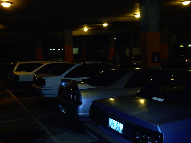 Many cars here for this late