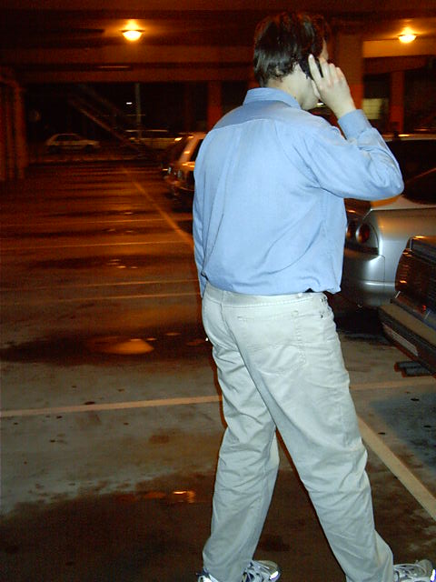 He was talking to his brother, who we went to the city to collect