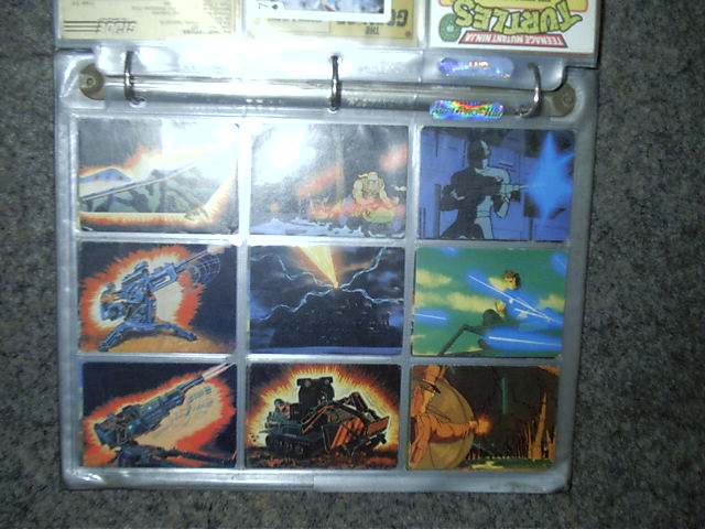 Even some G I Joe cards from NZ