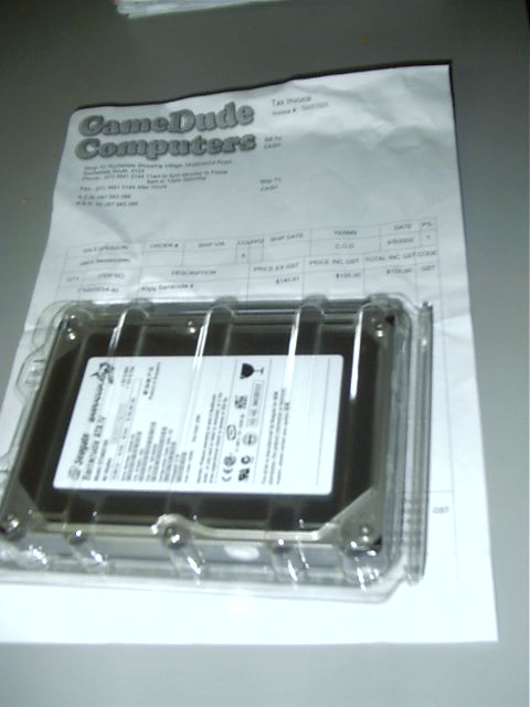 40gb Seagate harddrive for my sister's computer