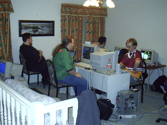 Some guy, Aaron, Brendan and Adam