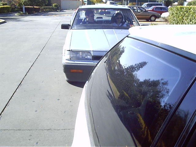 Leaving maccas with Azure and Trui in hot pursuit