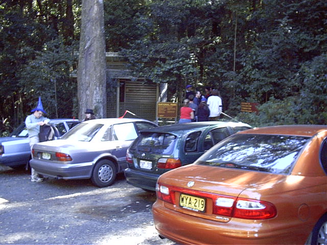The first stop at Cunninghams Gap
