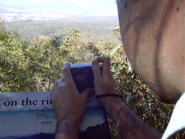 Mantis takes a pic of Azure taking a pic of the view