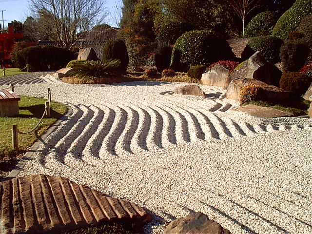 Japanese Rock Garden. Very little watering needed