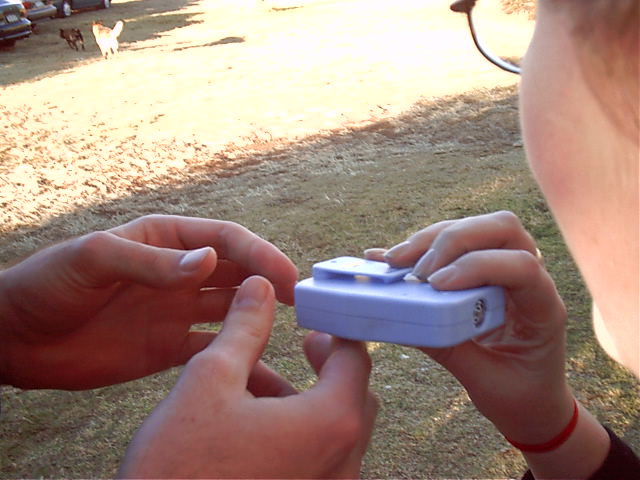 High-pitch noise maker is fun with dogs