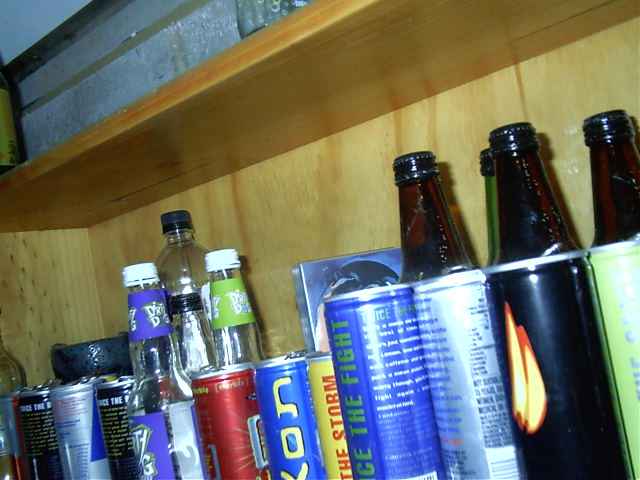 Loki has a bottle collection too. I gave him one to add to it