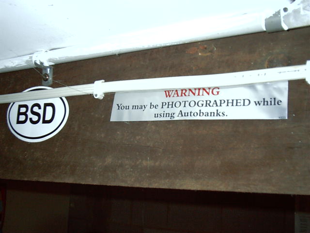 More signage