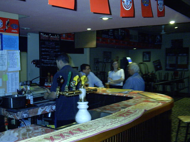 Liz persuades the owner to let her use the place for her 21st. Notice the eyes...