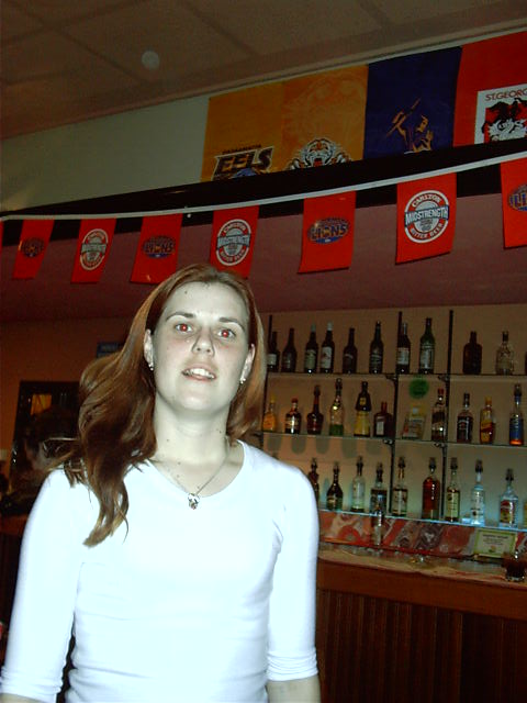 Liz. She bought alot of the drinks =] We all like Liz.