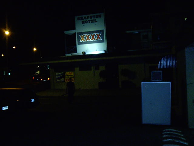 Shafton Hotel. It stayed open an extra hour for us!