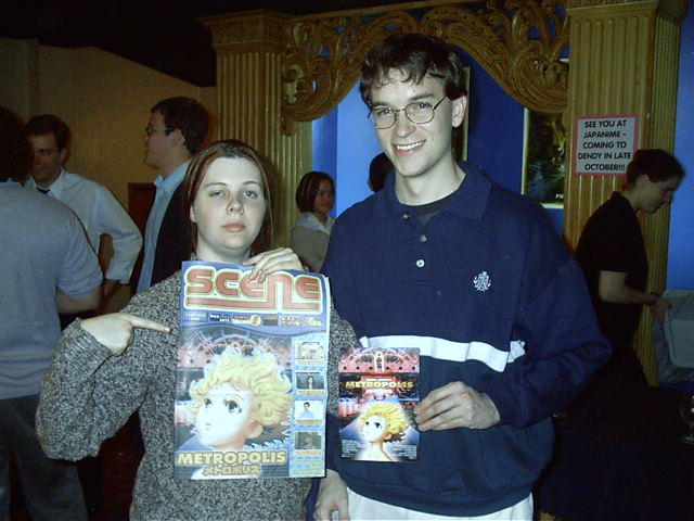 Tanya and I advertise Metropolis