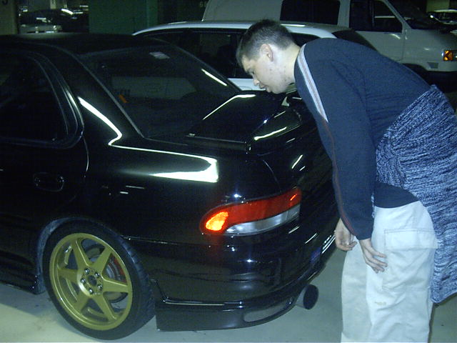 Draxy gets in touch with his.... WRX side
