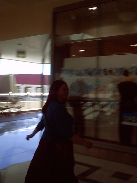 When people are evading the camera...