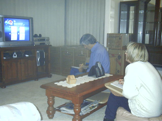 Mum and Dad do the IQ quiz. I later did net one and beat all my famil and grandparents. w00t