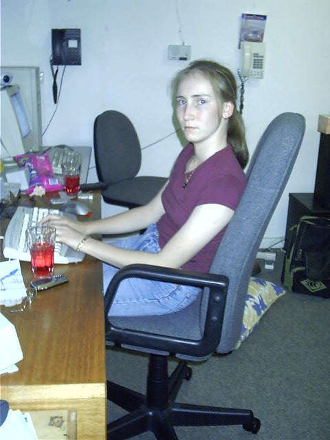 Vicki also in a partially drunken state
