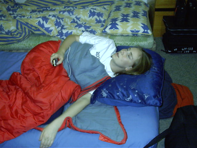 Time for bed (seperate of course, she's not that drunk) and has a 11am meeting tomorrow