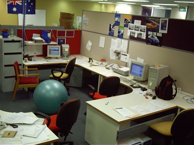 My work area