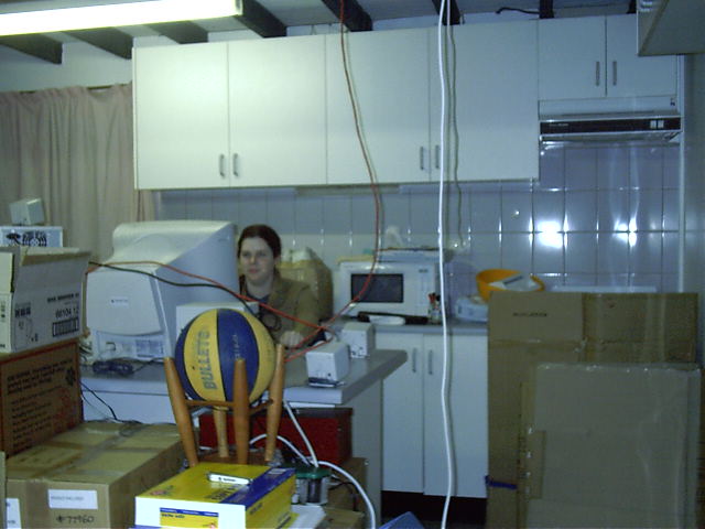 Tanya comes to visit and sets up her PC for some leeching