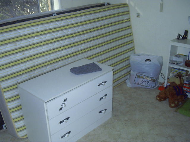 My room is half packed