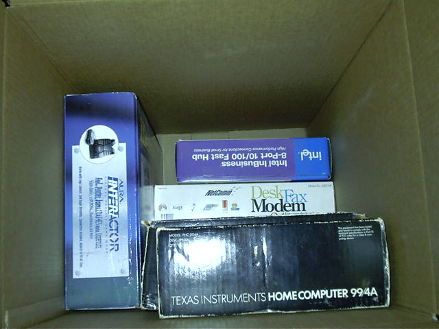 The computer stuff is boxed