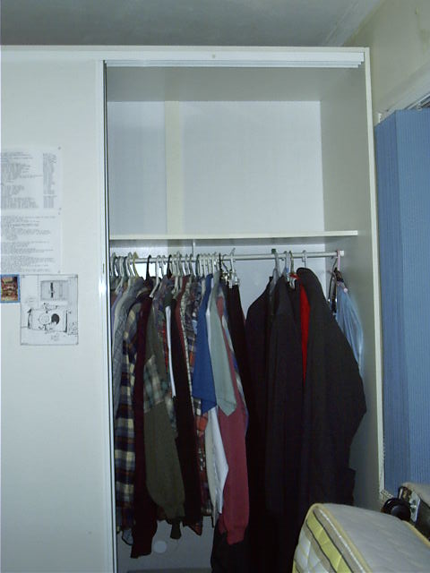 My wardrobe gets packed, clothes last